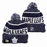Toronto Maple Leafs Team Logo Knit Hat YD (2)